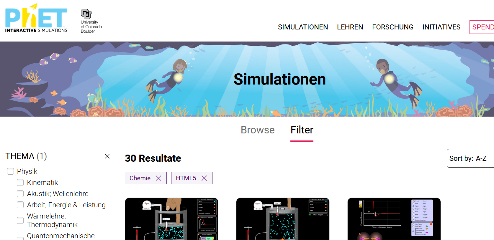 Cover: PhET: Simulationen für den Unterricht