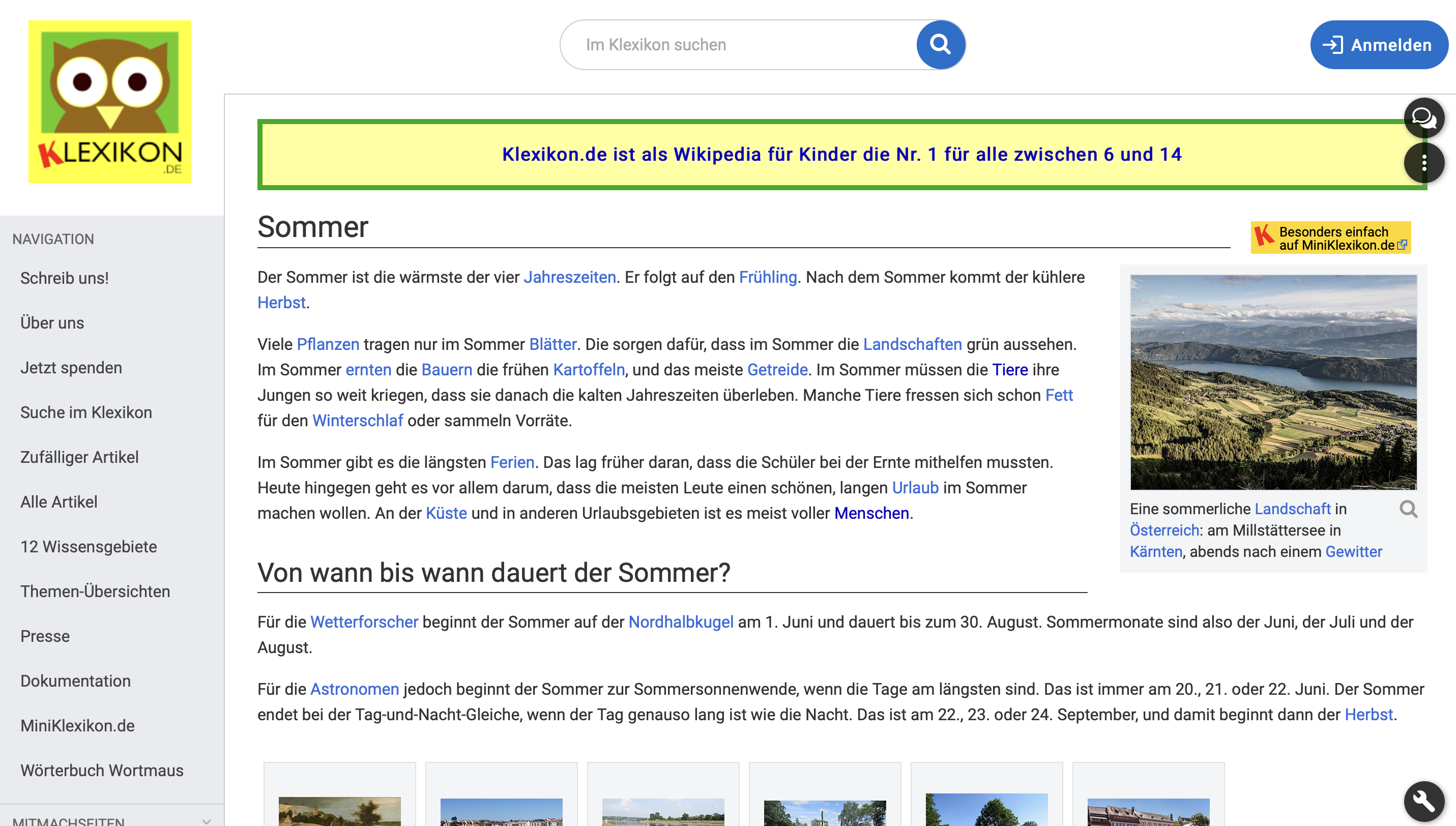 Cover: Klexikon: Sommer