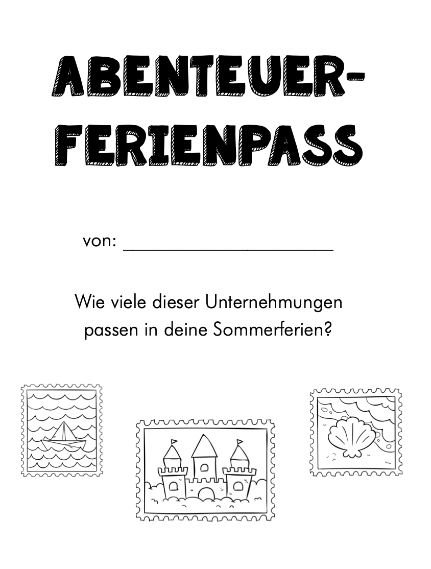 Cover: Abenteuer-Ferienpass