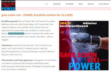 Cover: Inklusiver Kurzfilmwettbewerb gegen Ausgrenzung