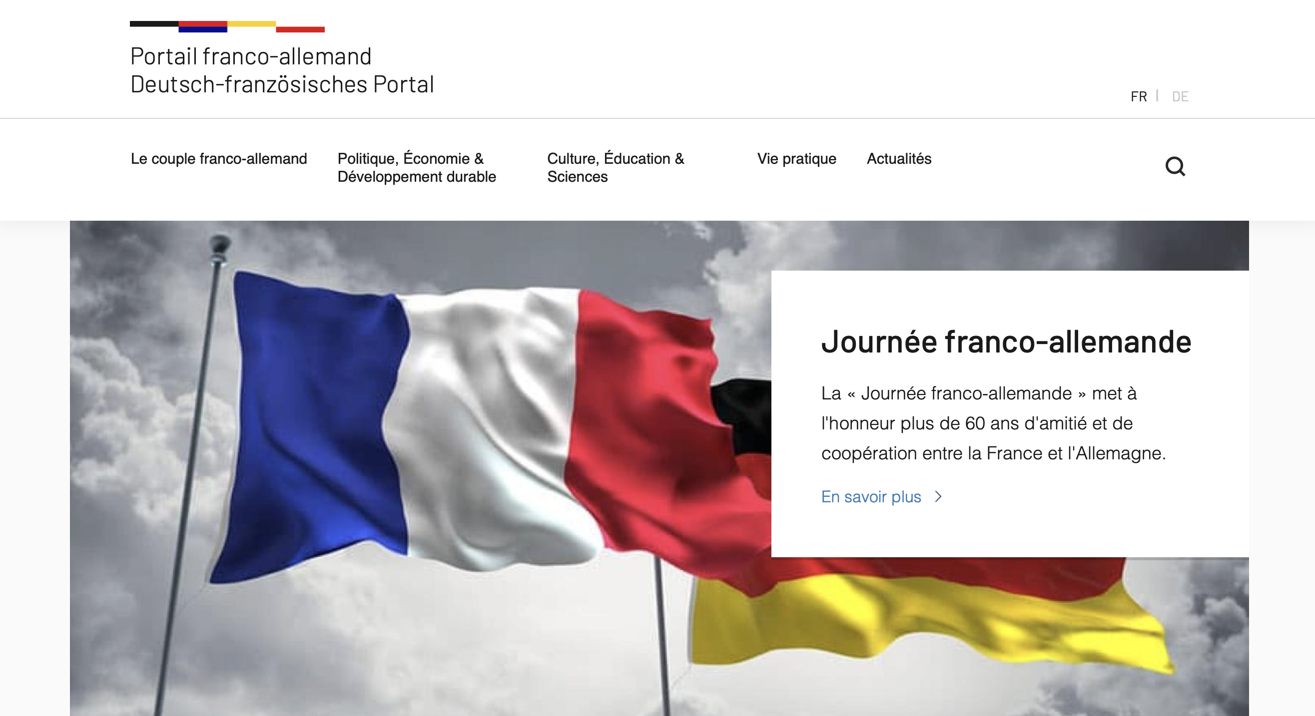 Cover: Deutsch-französisches Portal